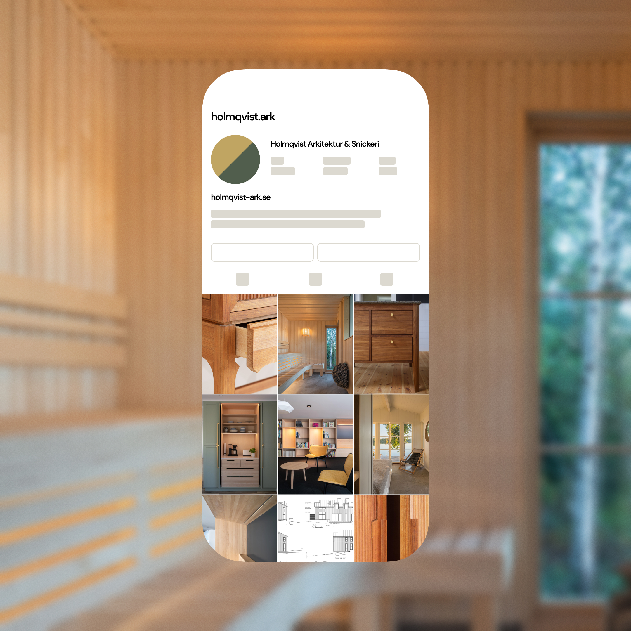 Instragram feed design mockup